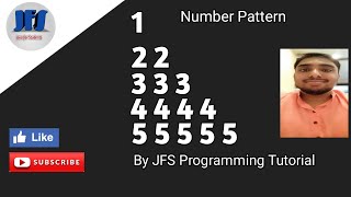 Number Pattern Programming Logic -Day -7 : Pattern 5