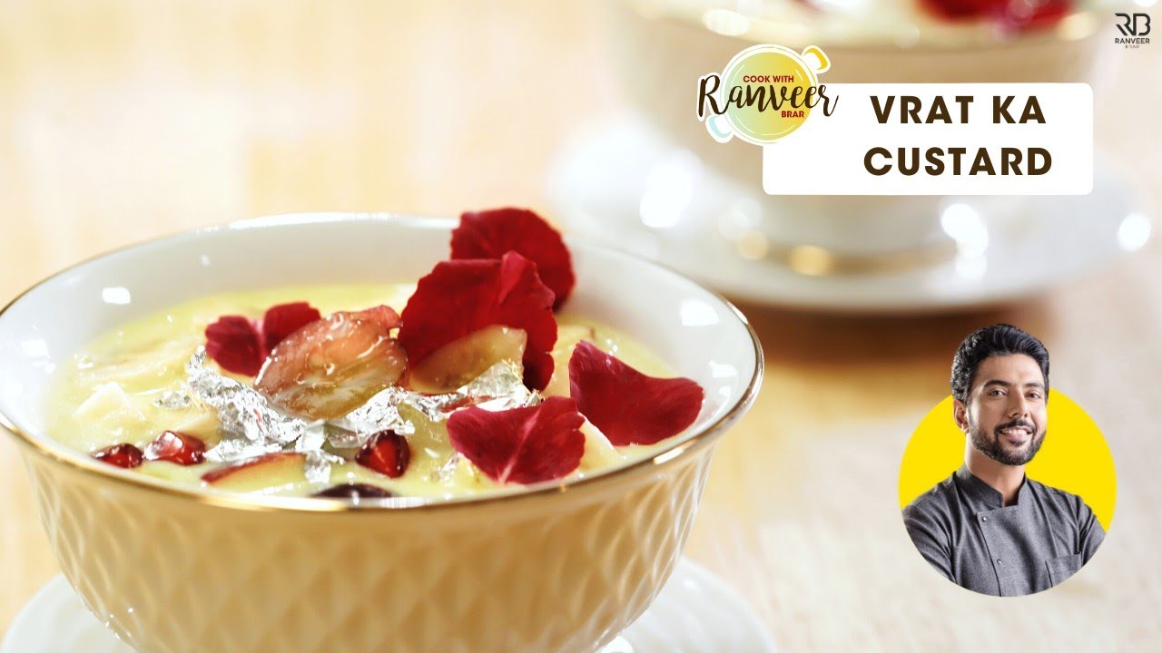 Vrat Ka Fruit Custard Without Powder Or Cornflour