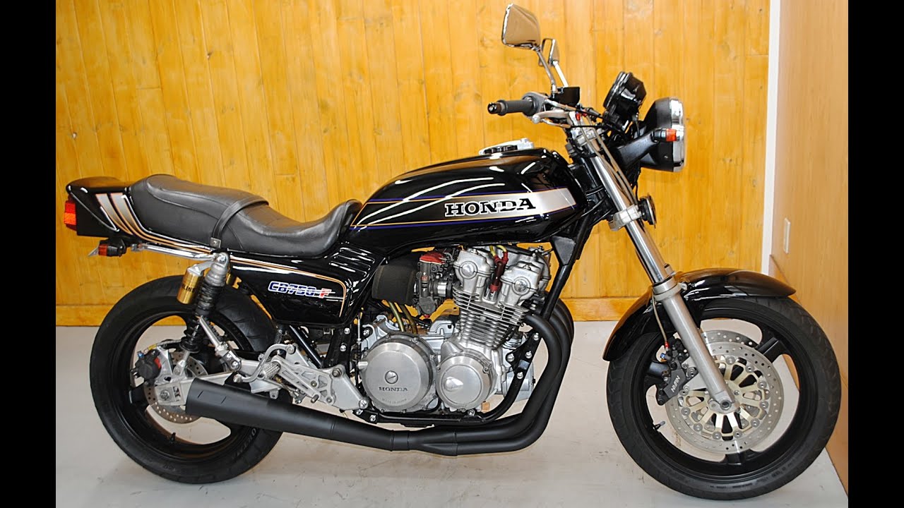 Honda CB750F Yoshimura TMR carburetor exhaust sound with KERKER