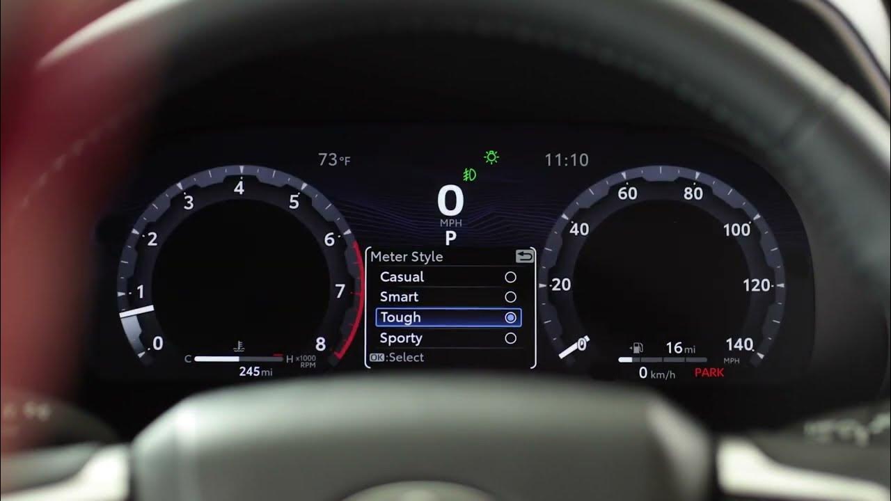2023 Toyota Highlander Ceasuri de bord digitale (display digital