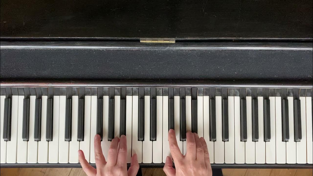 How to Play Piano Scales B flat minor harmonic finger pattern and