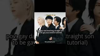 Pov: gae papa #leeknow taught straight son #jeongin to flirt with #felix 🥹