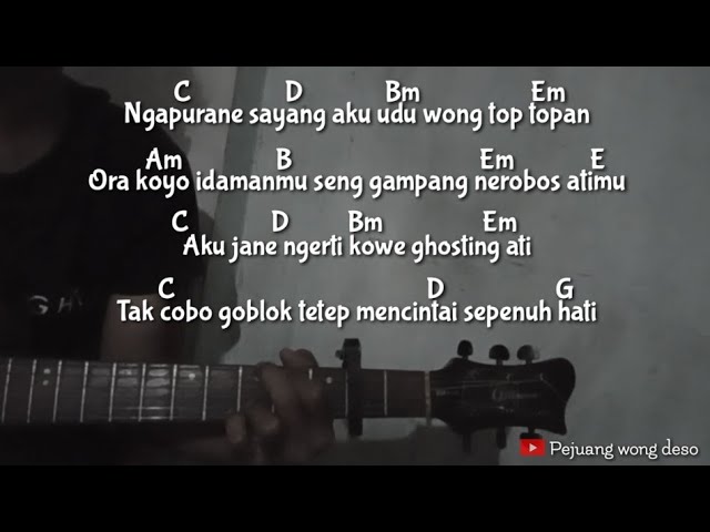 Pun chord tangan kulo angkat Lirik Lagu Pun chord tangan kulo angkat Chord Gitar
