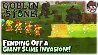 Fending Off a Giant Slime Invasion!! | Roguelite RPG | Goblin Stone | 16