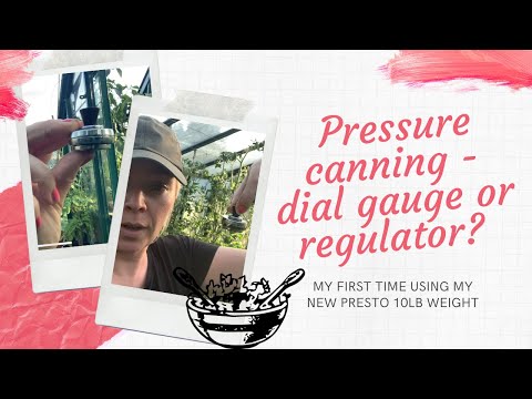 Pressure Canning Meals Series 1, Episode 4 - UK Presto pressure canner - weight or dial gauge?