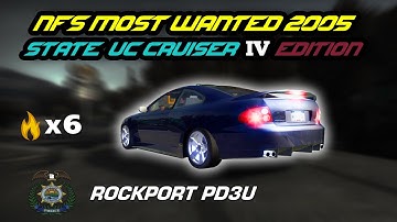 NFS MW (2005) - PONTIAC GTO STATE UNDERCOVER CRUISER // Police Edition [4k60FPS]