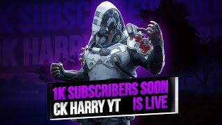 PUBG MOBILE LIVE | RP GIVEAWAY | ROAD TO 1k | CK HARRY YT