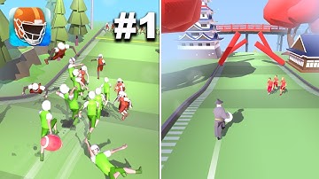 Touchdown Master - New Release - Hyper Hybrid Casual - Gameplay Walkthrough (iOS & Android)