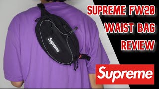 Supreme, Bags, Supreme Cordura Waist Bag Black