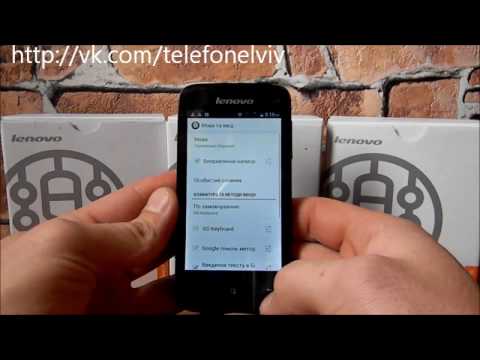 Lenovo A390 обзор