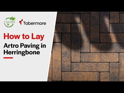 How to Lay Artro Paving in Herringbone