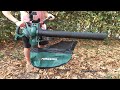 Parkside Electric Leaf Vacuum Blower PLS 3000 A1 Testing