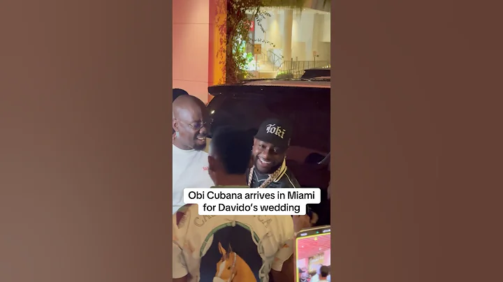 Obi Cubana arrives for Davido’s wedding in Miami