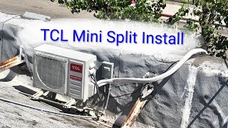 Full TCL 18000 BTU Mini Split Air Con Installation on Roof Restaurant in Los Angeles Fasty Fixy!❄️🌠 