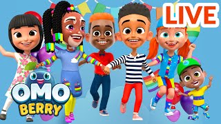 OmoBerry Live Mix | Music And Movement | Learning Songs For Kids