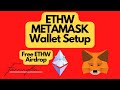 ETHW Metamask Wallet Setup - Adding ETHW To Metmask Tutorial