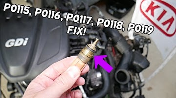 CODE P0115 P0116 P0117 P0118 P0119 ENGINE COOLANT TEMPERATUR ESENSOR KIA SORENTO, KIA SPORTAGE