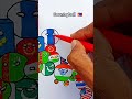 Draw Flag Map of Mongolia 🇲🇳 | Mongolia countryball #countryball #mongolia