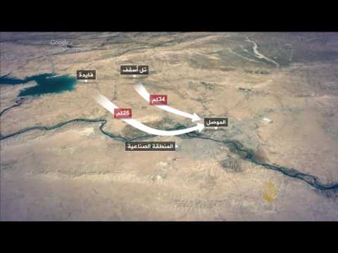 محاور المعارك في الموصل