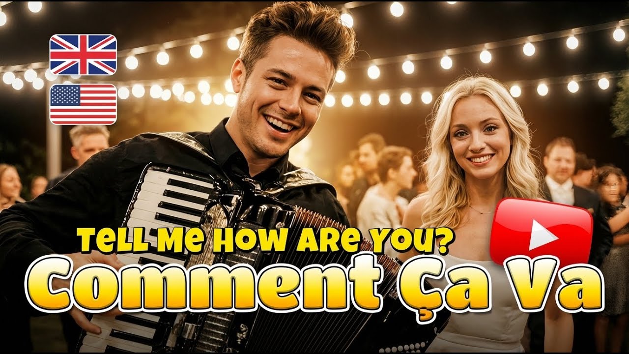 🇺🇸🇬🇧 Comment Ça Va (English Version) | Accordion Dance Party!💃🕺