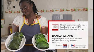 Leaves for wrapping "banku"