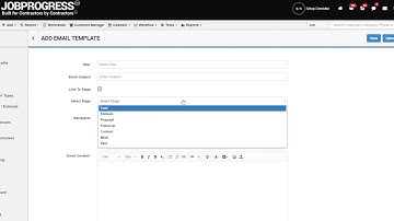 JOBPROGRESS Enabling Sales Automation Part 1
