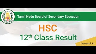 Tamil Nadu Board 12th Result 2019 - Fastresult