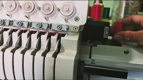 #RRR Embroidery machine err no 19./needle abnormal position problem..