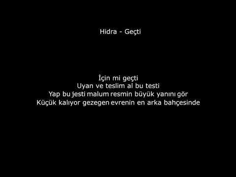 Hidra - Geçti Lyrics Rap