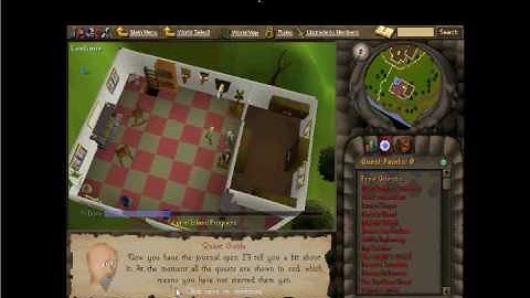 how to get through runescape tutorial island part 1