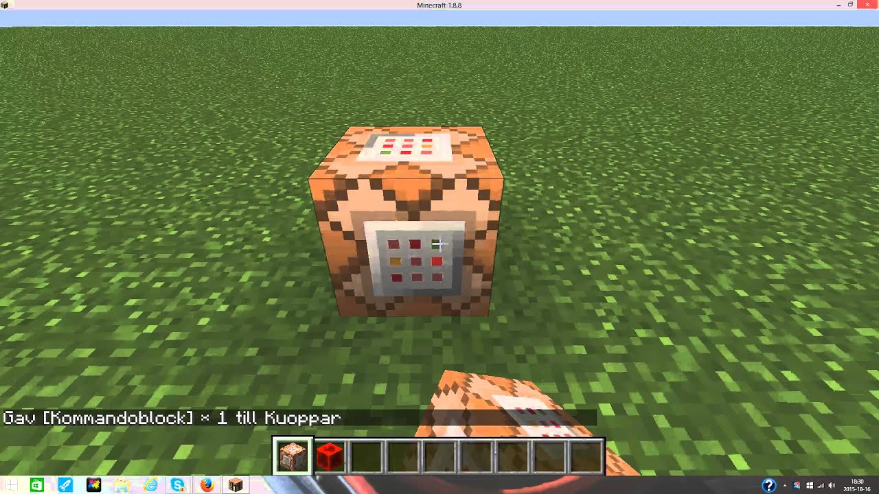 Minecraft only one command driveble car - YouTube