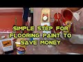 Simple Step for Flooring Paint to Save Money #Acreex #paint #flooring #royalplay #rubber_base_paint