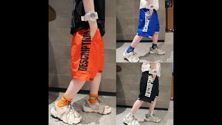 【2022 GW セール】【120-170】アルファベット ファッション 韓国系 子供服 夏 男の子 パンツ