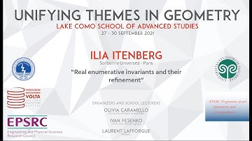 Ilia Itenberg: “Real enumerative invariants and their refinement”