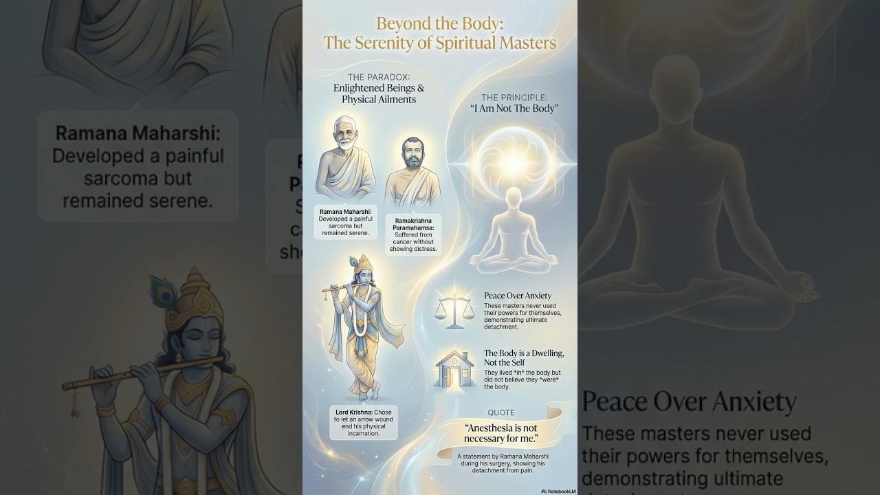 ఆధ్యాత్మిక గురువులు తమ రోగాలను ఎందుకు నయం చేసుకోలేదు?