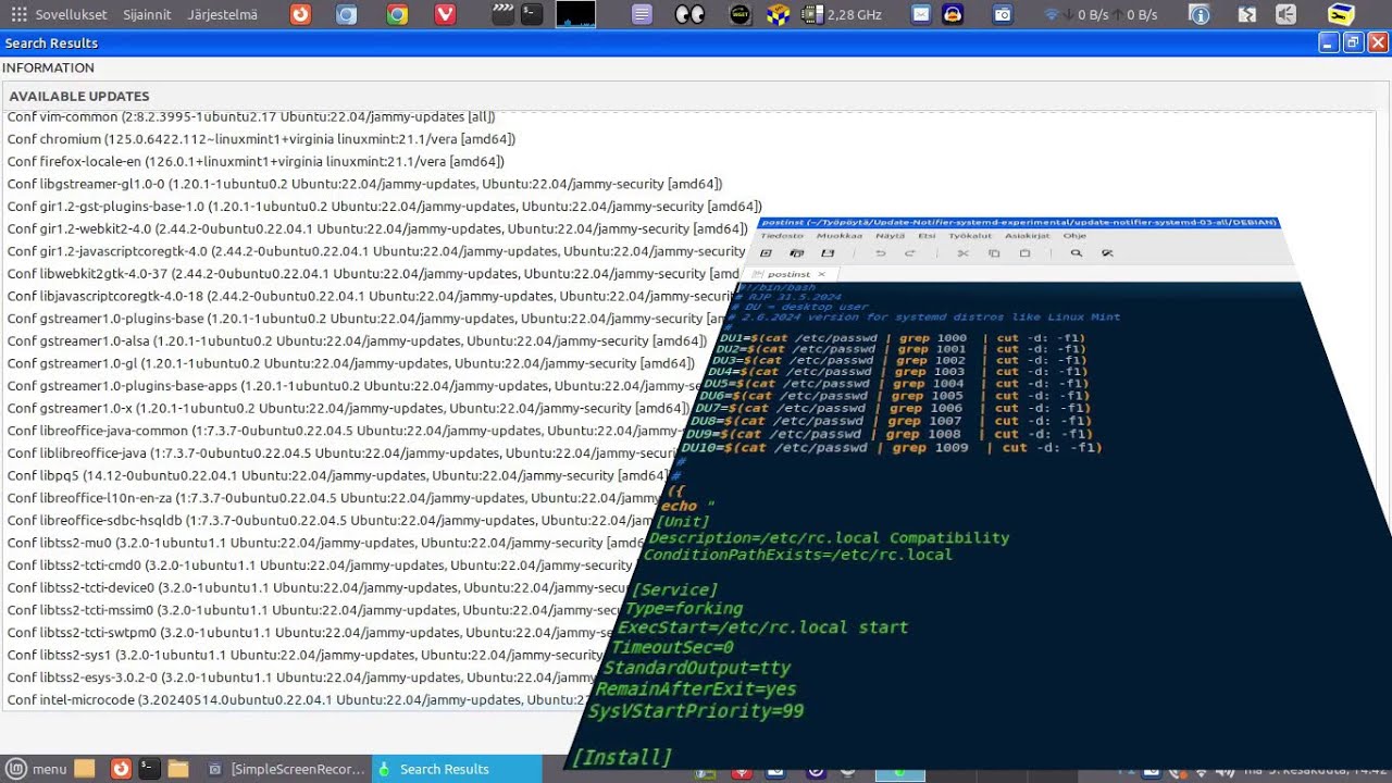 Update Notifier Systemd - an alternative update notifier for Linux Mint ...