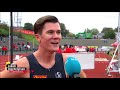 2020 Norwegian Athletics Championships, Men's 800m w/Jakob Ingebrigtsen interview (Eng.subs)