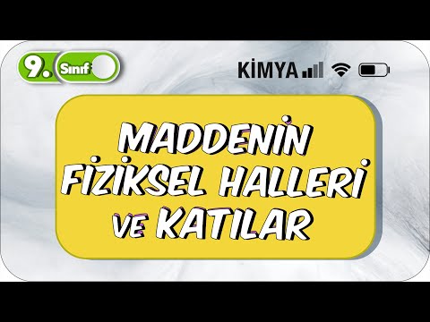 Maddenin Fiziksel Halleri ve Katılar | Öğrenme Garantili Özet Anlatım  #2023