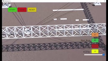 Cable driven robot simulation on Unity 3D