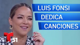La reacción de Adamari López a las 4 canciones que Luis Fonsi ha dedicado Resimi