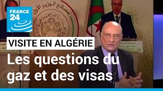 Visite d'Élisabeth Borne en Algérie : les questions des visas et du gaz • FRANCE 24