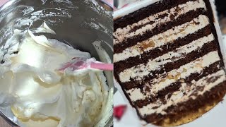 كريمة الزبدة الإحترافية🎂بثلاث مكونات فقط😋كريمة الزبدة السويسرية🍰لحشو وتغليف الكيك🧁 CBMS