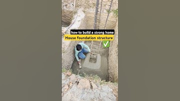 How to build a strong house , house foundation structure #siteengineer #work #construction #update
