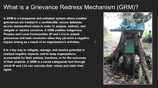 (Part 1 of 3) December 5, 2023 – Introduction  Overview of GRM implementation and management by Wildlife Conservation Society 125 views 4 months ago 51 minutes