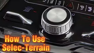 How to use Selec-Terrain in 2025 Jeep Grand Cherokee