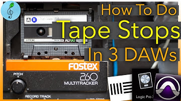How To Make A Tape Stop In 3 DAWs (Logic, Protools, Ableton)