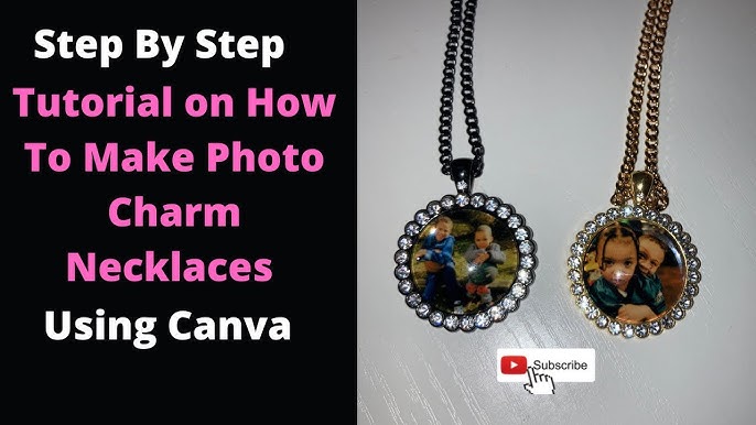 How to Create a Photo Keepsake Necklace Using a Glass Cabochon