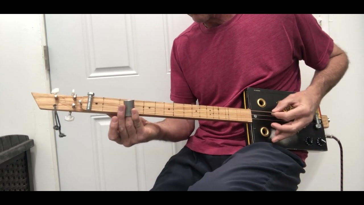 Fretless Cigar Box Guitar Demo 3 YouTube