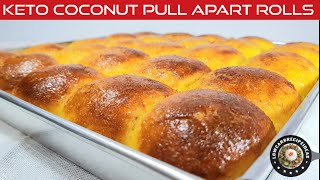 HOW TO MAKE KETO COCONUT PULL APART ROLLS - GRAIN FREE, WHEAT FREE, GLUTEN FREE & SUGAR FREE ! Almond Flour Vs Coconut Flour In Pull Apart Clover Rolls Battle Which Is Better