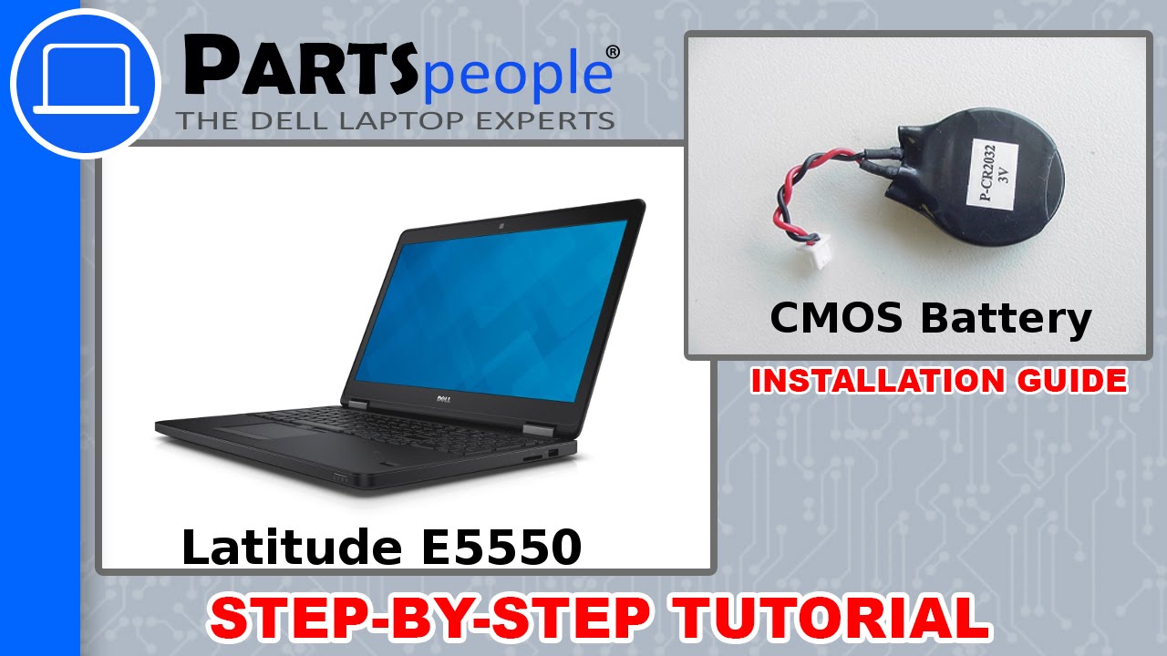 Dell Latitude E5550 Cmos Battery Replacement Video Tutorial Youtube